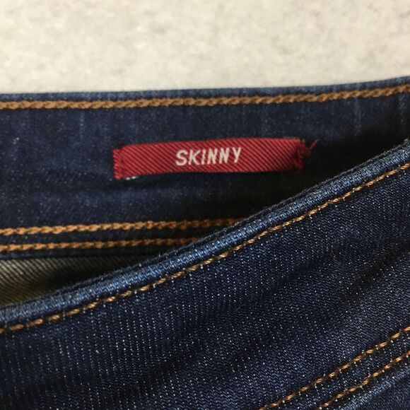 Zara Trafuluc Denim Collection Womens 8 High Rise Skinny Jean Dark Wash Blue - Picture 5 of 12